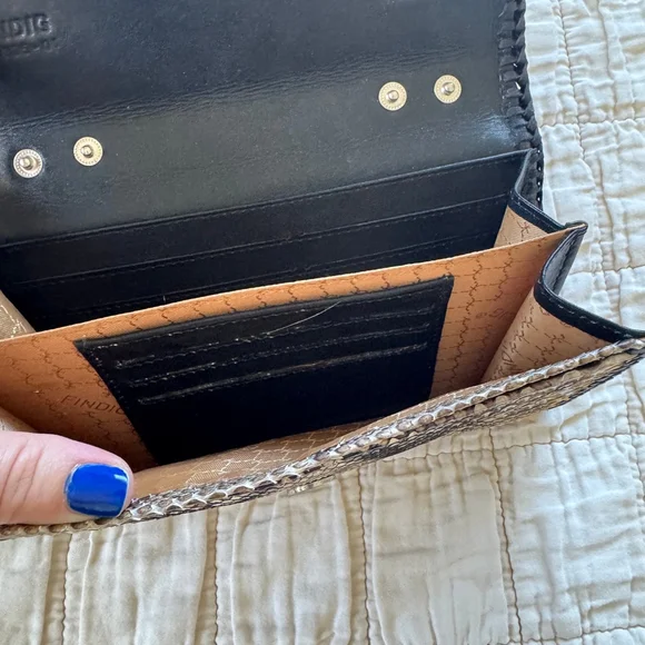 Genuine Snake Skin mini Wallet Purse NWT - Picture 7 of 11